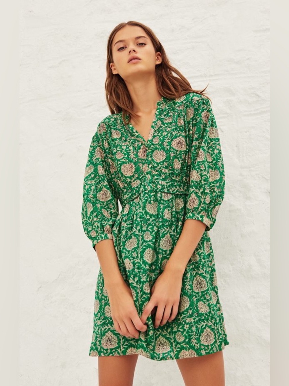 Ba&sh Paz Floral Mini Dress